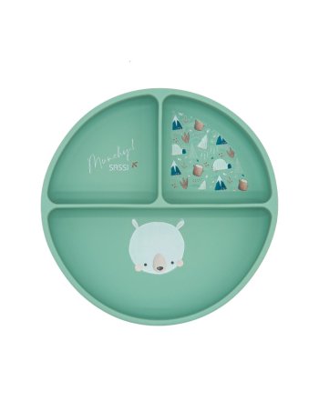 Assiette en silicone...