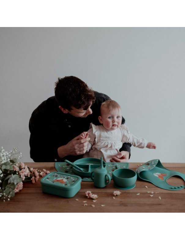 Gobelet à paille en silicone - Crunchy le renard - Sassi