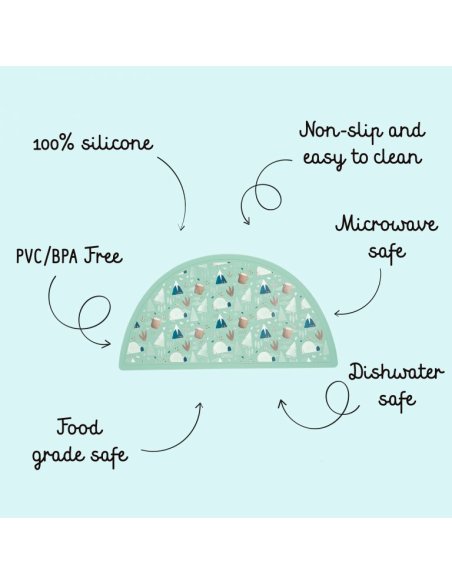 Set de table - Dessous de plat en silicone - Munchy l'ours