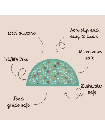 SASSI Set de table - Dessous de plat en silicone - Crunchy le renard 2