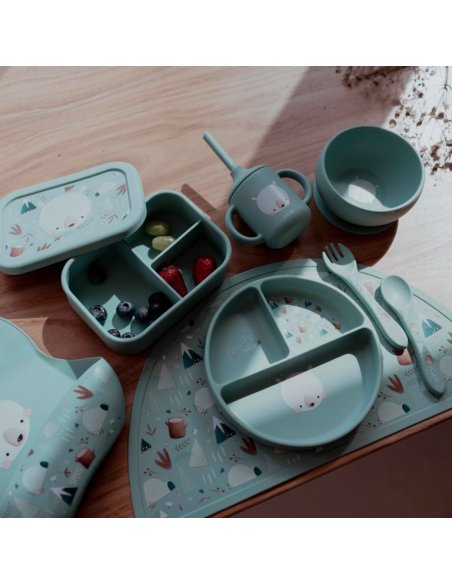 Lunch box en silicone - Munchy l'ours