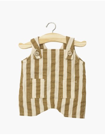 Salopette - Minikane courte Antonin en coton à rayures Zadig