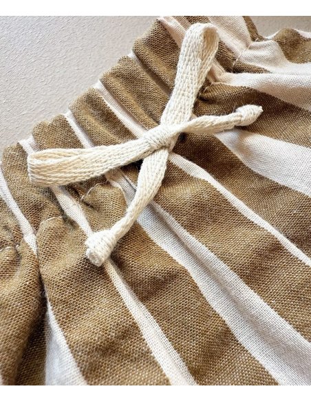 Ensemble - Minikane vêtements Vito top t-shirt écru et short à