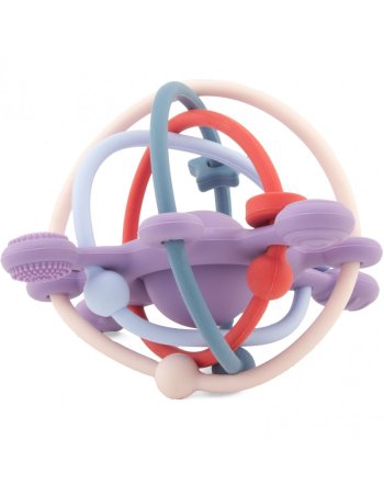 Anneau de dentition - étoile sensorielle - lilas 2