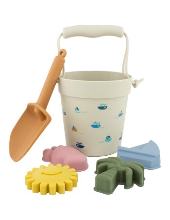 Seau de plage en silicone - la mer