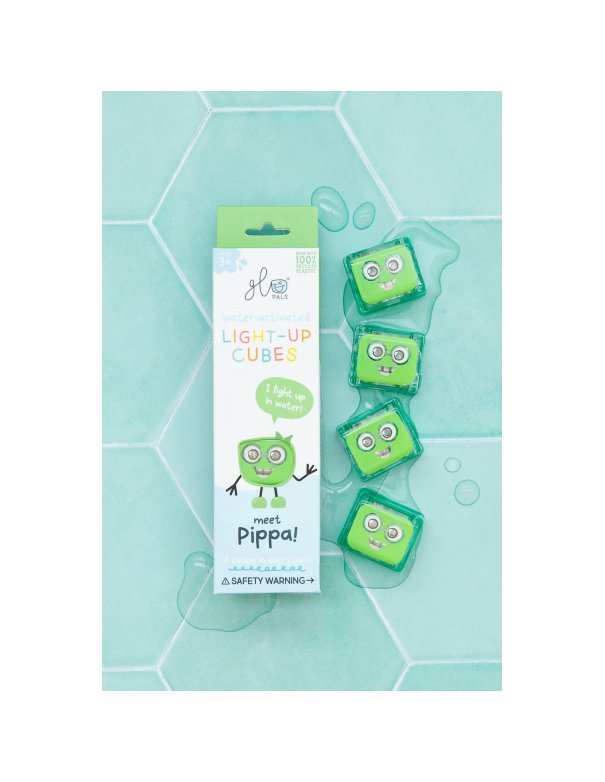 Lot de 4 cubes lumineux Pippa - Vert
