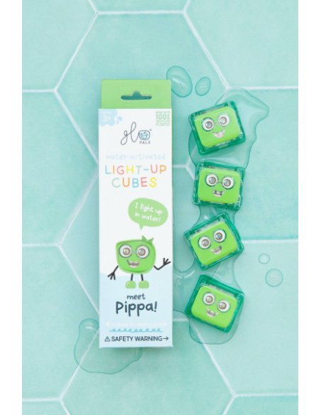 Lot de 4 cubes lumineux Pippa - Vert