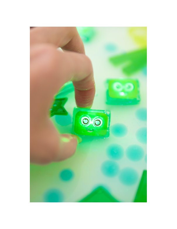 Lot de 4 cubes lumineux Pippa - Vert