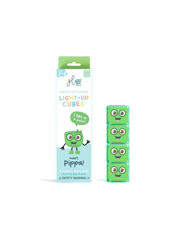 Lot de 4 cubes lumineux Pippa - Vert