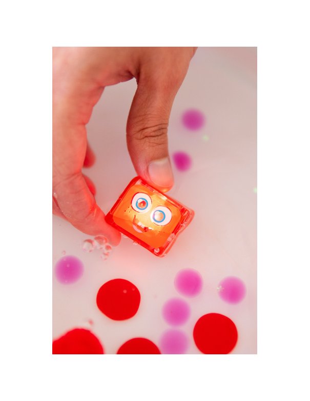 Lot de 4 cubes lumineux Sammy- Rouge Lot de 4 cubes lumineux Sammy- Rouge