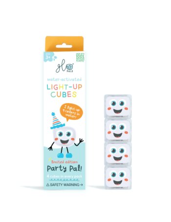 Lot de 4 cubes lumineux Party - Blanc glo pals