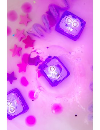 Lot de 4 cubes lumineux Lumi - Violet 2