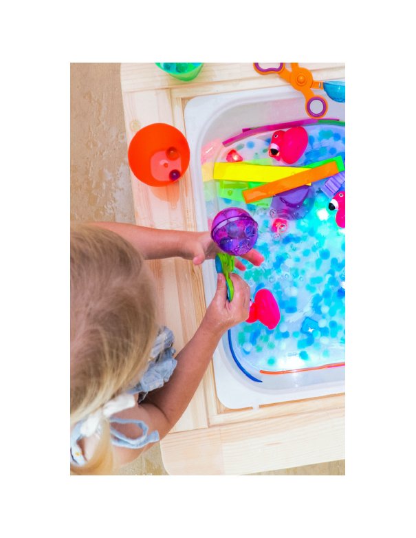 Lot de 4 cubes lumineux Blair - Bleu Lot de 4 cubes lumineux Blair - Bleu