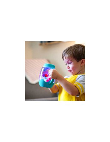 Bocal Jar sensoriel Glo Pals - Bleu 2