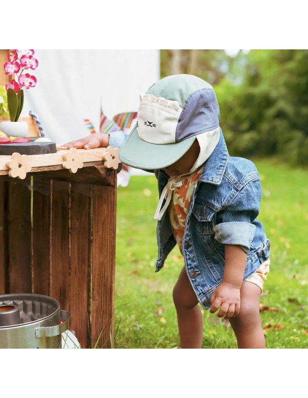 Casquette camper anti UV - lion vert... Casquette camper anti UV - lion vert...