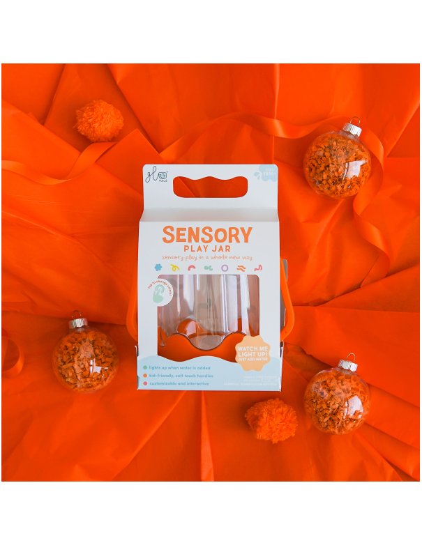 Bocal Jar sensoriel Glo Pals - Orange