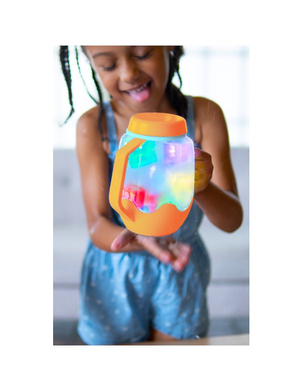 Bocal Jar sensoriel Glo Pals - Orange