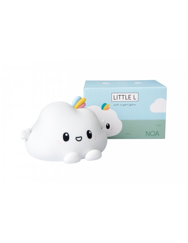 Veilleuse lumineuse tactile en silicone - nuage Noa