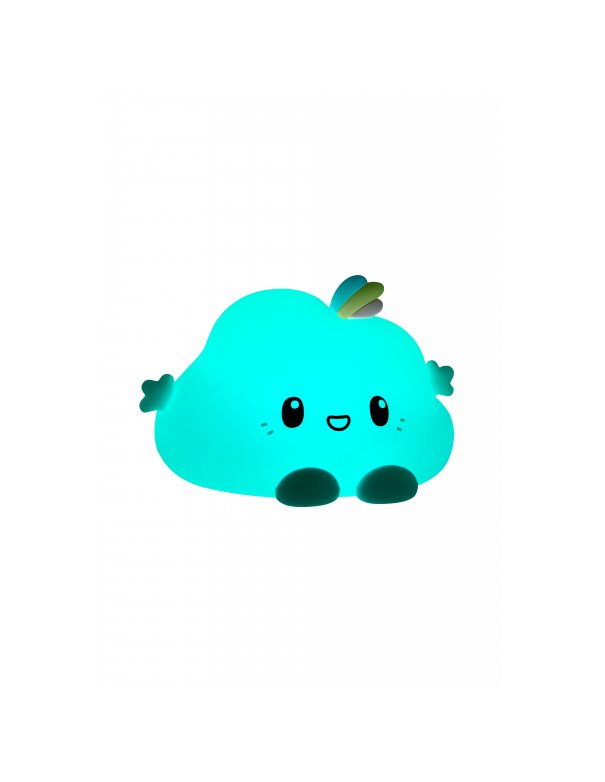 Veilleuse lumineuse tactile en silicone - nuage Noa