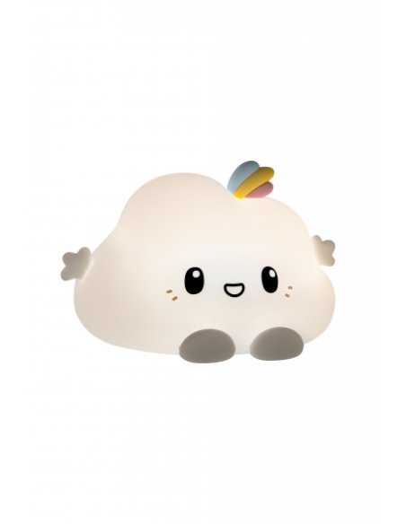 Veilleuse lumineuse tactile en silicone - nuage Noa