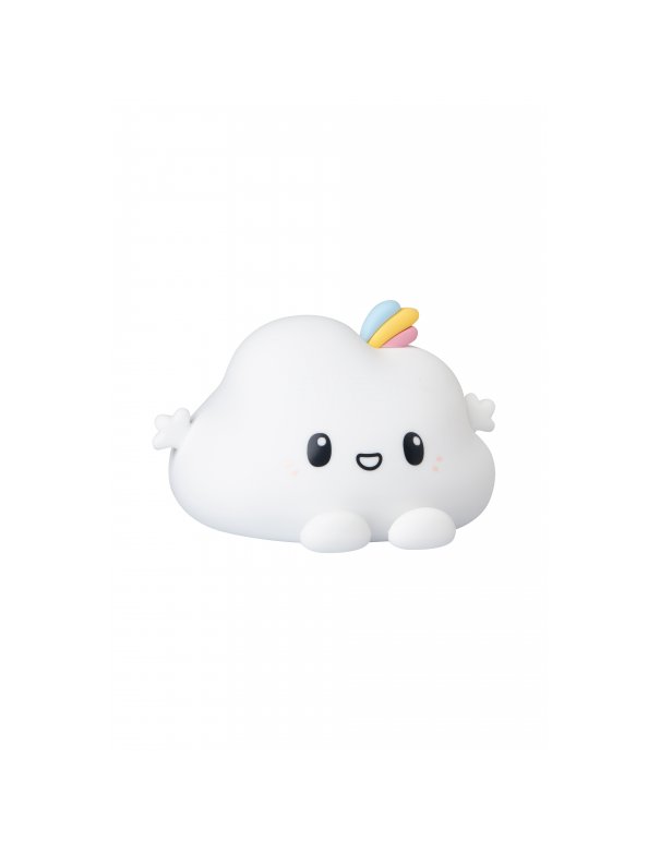 Veilleuse lumineuse tactile en silicone - nuage Noa