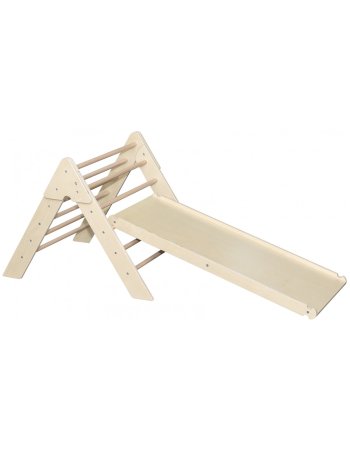 Structure d’Escalade en Bois avec Toboggan