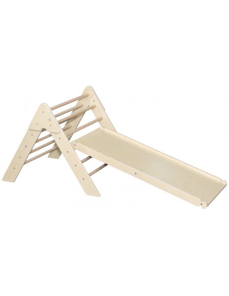 Structure d’Escalade en Bois avec Toboggan