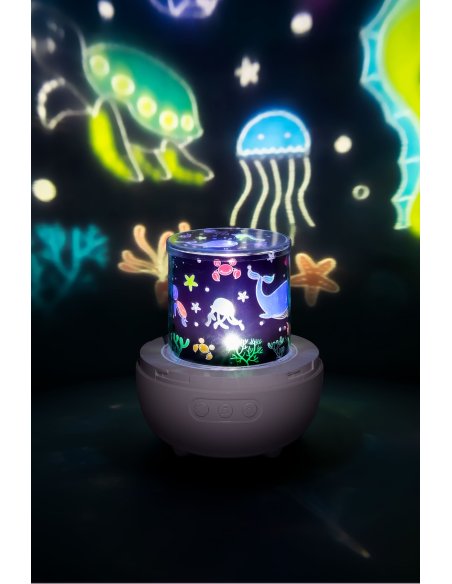 Projecteur, veilleuse musicale et lumineuse, Lumi