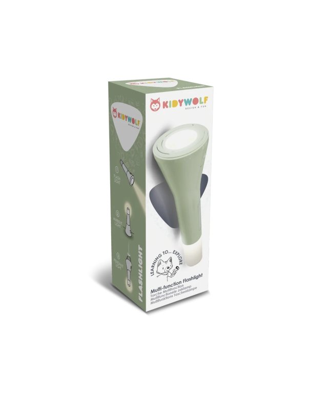Lampe torche multifonction - vert d'eau - Kidywolf