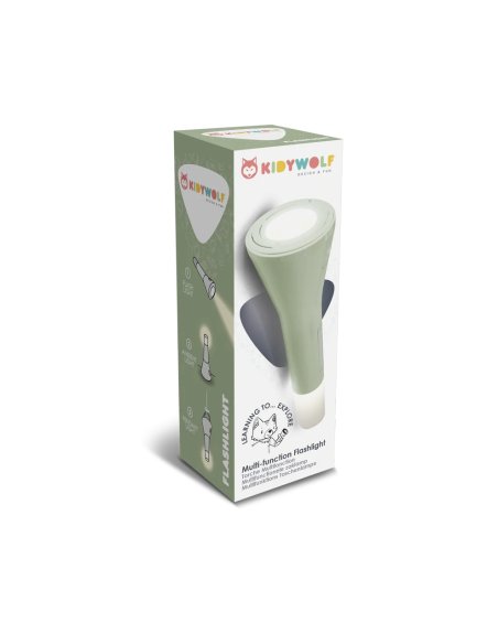 Lampe torche multifonction - vert d'eau - Kidywolf