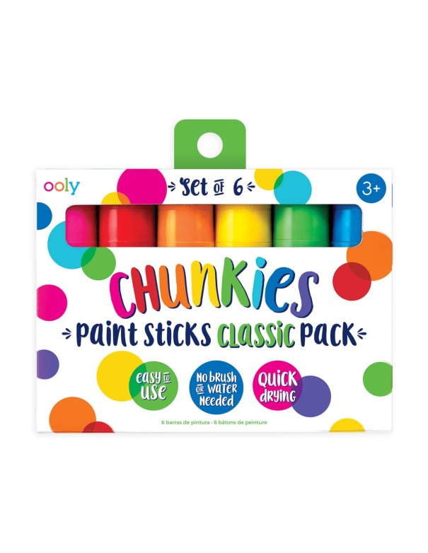 Bâton de peinture Ooly Chunkies - classique