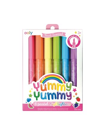 Surligneurs parfumés - lot de 6 ooly