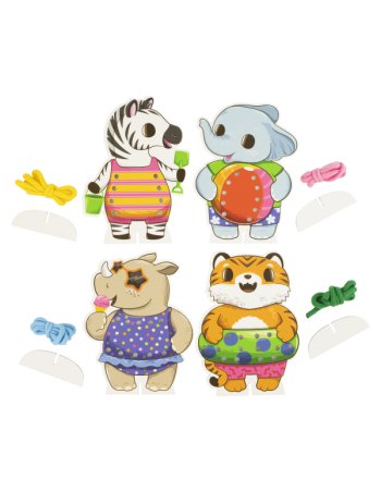 Cartes à lacer - fête à la plage 2