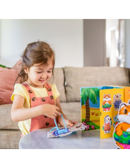 Cartes à lacer - fête à la plage