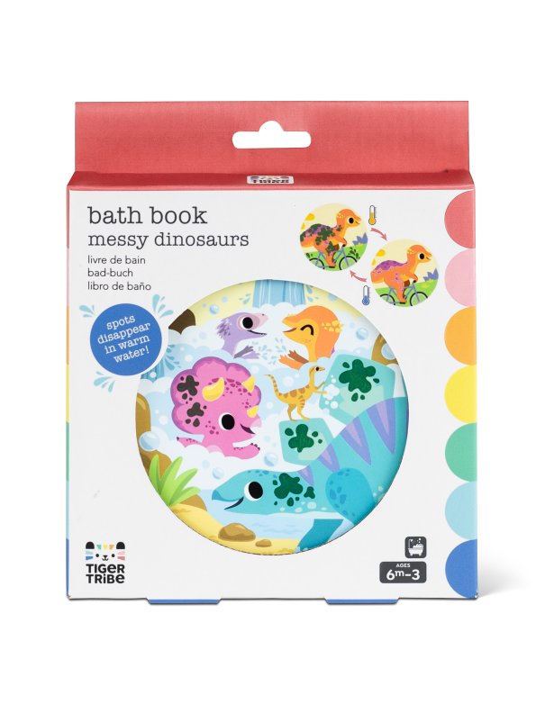 Livre de bain magique - Tiger Tribes -  Dinosaures