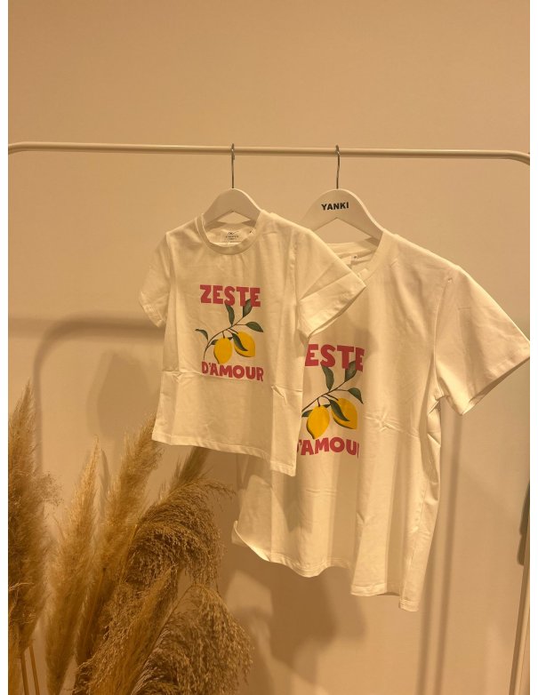 T-shirt CITRON mère / fille
