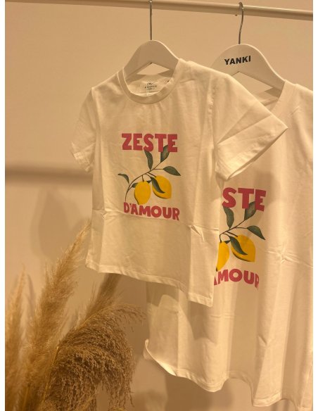 T-shirt CITRON mère / fille
