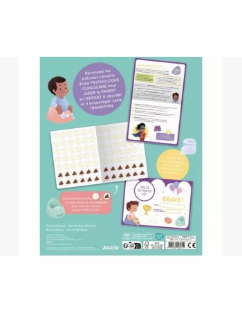 Je vais sur le pot - aprentissage de la propreté - gommettes 2