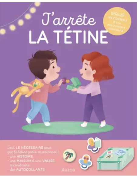 J'arrête la tétine - livre stickers