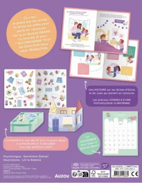 J'arrête la tétine - livre stickers