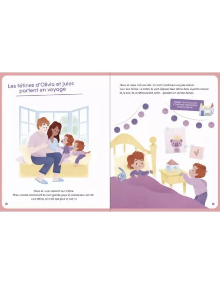 J'arrête la tétine - livre stickers