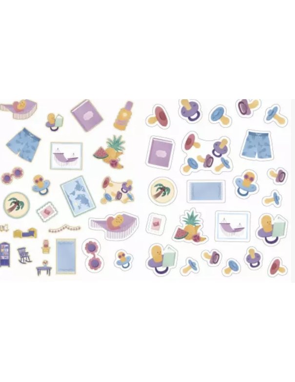 J'arrête la tétine - livre stickers