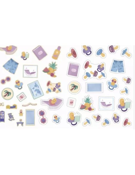 J'arrête la tétine - livre stickers