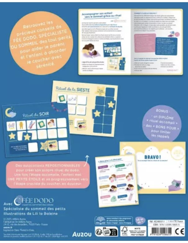 Mon rituel du dodo - livre stickers
