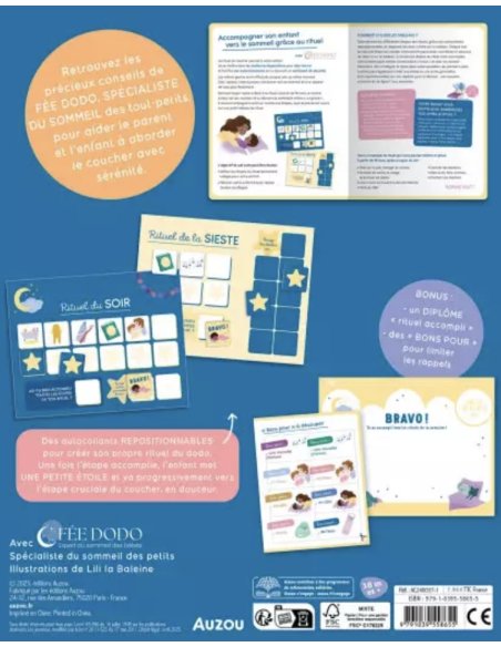 Mon rituel du dodo - livre stickers