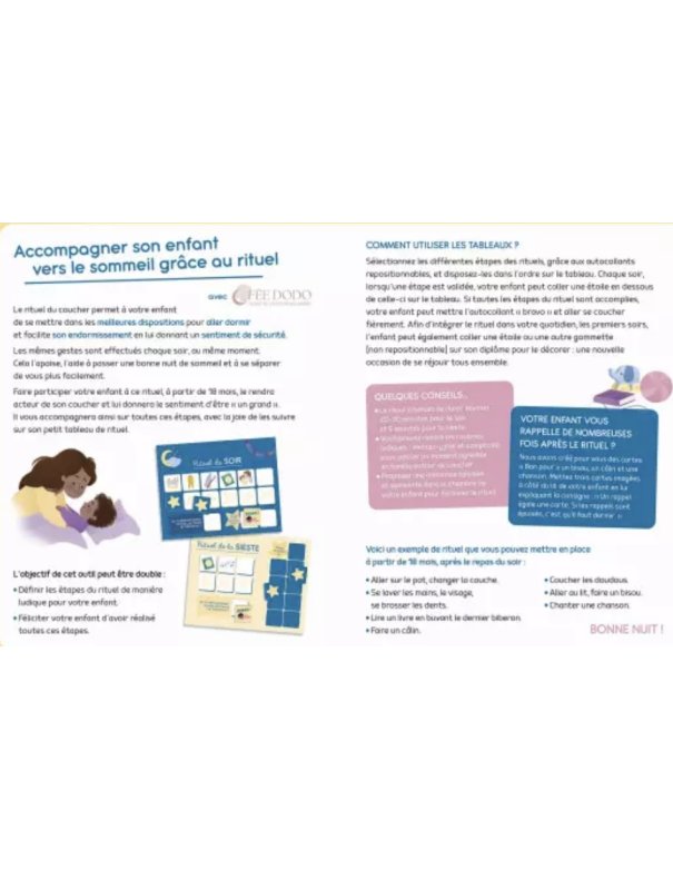 Mon rituel du dodo - livre stickers