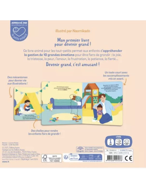 Livre Auzou - Je deviens grand - Mes...