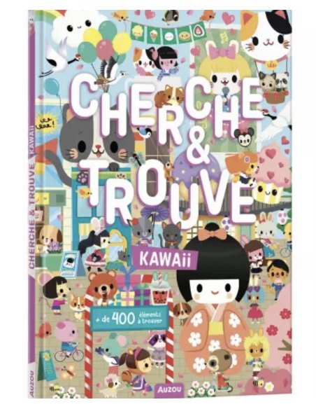 Cherche et trouve Auzou - Kawaii