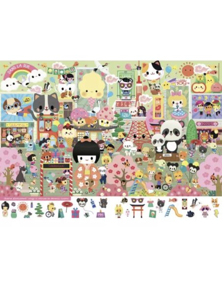 Cherche et trouve Auzou - Kawaii