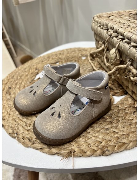 Chaussures Premiers pas - Lulu vison Puntini